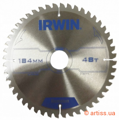Фото диск пильный irwin 184мм/t48/30 (1907773)