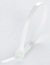 1) - Фото стяжка нейлонова кабельна 3x80 біла (100 шт) apro (ct-w380)