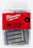 Біта Milwaukee 1/4" L25мм TX30 (25шт) (4932399599)