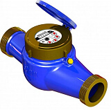 Счетчик воды GROSS MTK-UA 50 (с сгоном бронза) для холодной воды