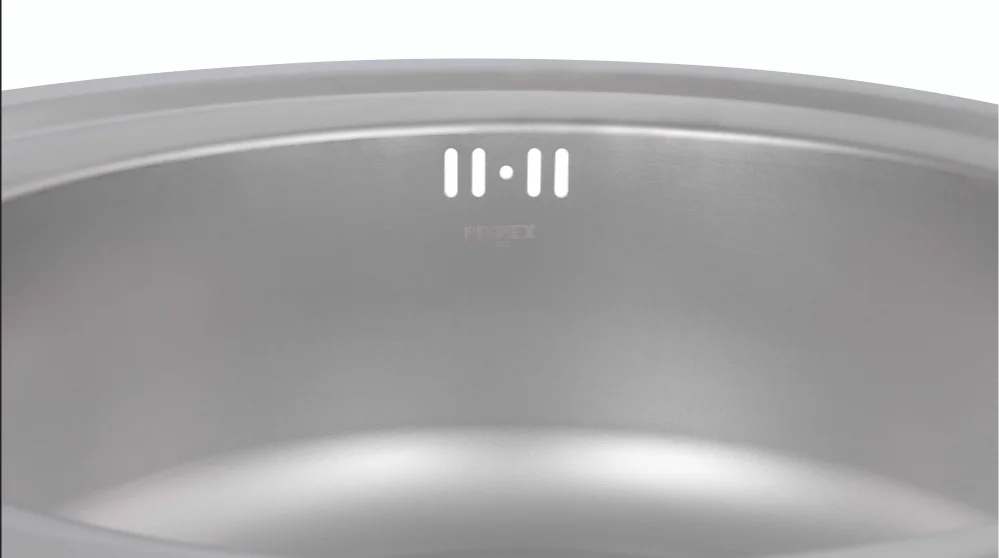 Кухонна мийка Brinex 510-D 0,8 мм (Satin)