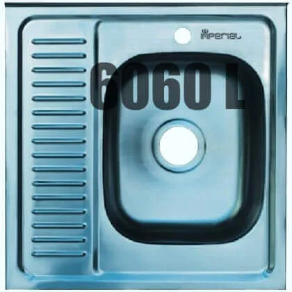 Кухонна мийка Imperial 6060-L (декор)