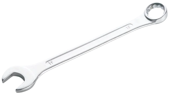 Ключ ріжково-накидний Стандарт 19 мм Сила (201019)