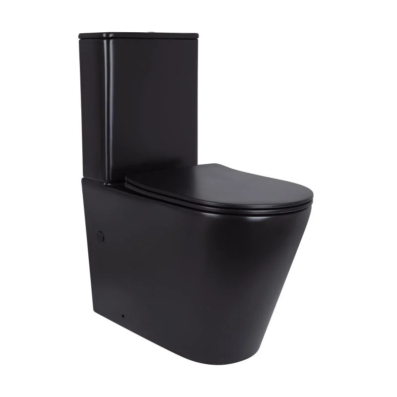 Унітаз-компакт Qtap Scorpio Ultra Quiet QT14226088AMB Чорний (Soft-close)