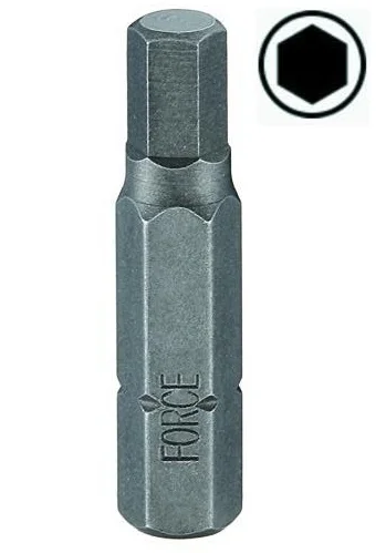 Бита 1/4" L25мм HEX 5мм Force (1242505)