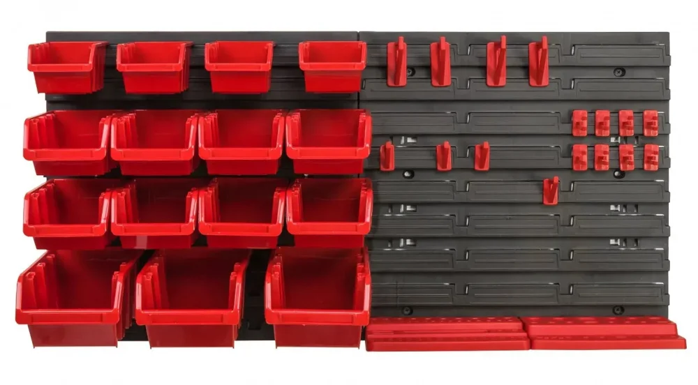 Панель для інструментів та метизів 78х39см на 15 контейнерів Kistenberg MIX596