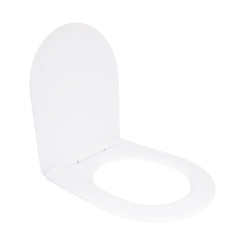 Сидіння для унітаза Qtap Jay 640, Swan 640 QTSC179W48699 (Slim, Duroplast, Soft-close, Quick Release) - фото 4