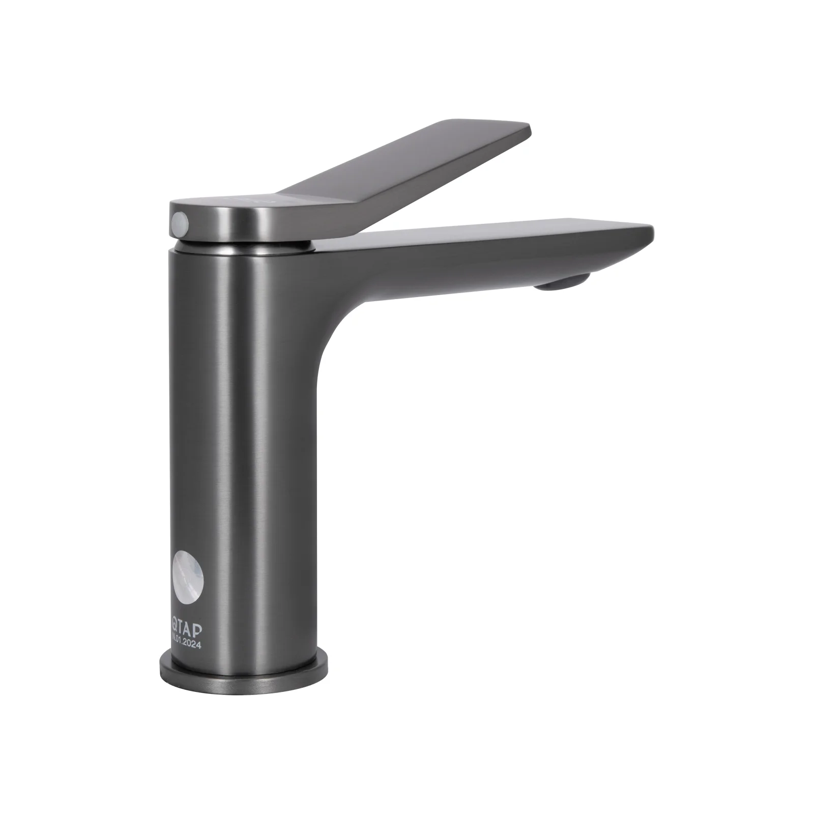Смеситель для раковины Qtap Presto 270 Бронзовая сталь (Графит) - фото 3