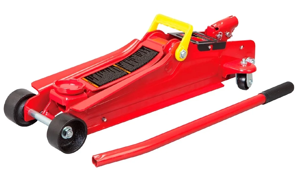 Домкрат низькопрофільний гідравлічний підкатний з поворотною ручкою 2.5т GTM T825051