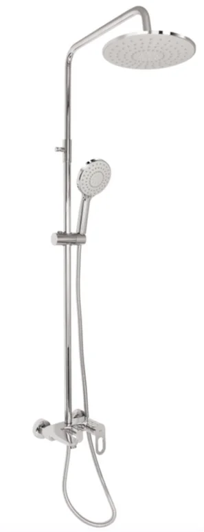 Душова система універсальна Lidz Latwa 1030 на три споживачі (з виливом) (k35) LDLAT1030CRM45417 Chrome