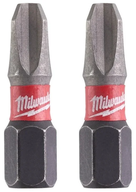 Біта Milwaukee Shockwave 1/4" L25мм PH3 (2шт) (4932430857)