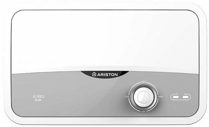 Водонагрівач електричний проточний Ariston AURES S 3.5 COM PL