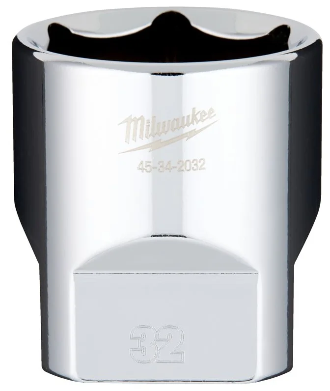 Головка Milwaukee 1/2" 32мм 6-ти гранна (4932480028)