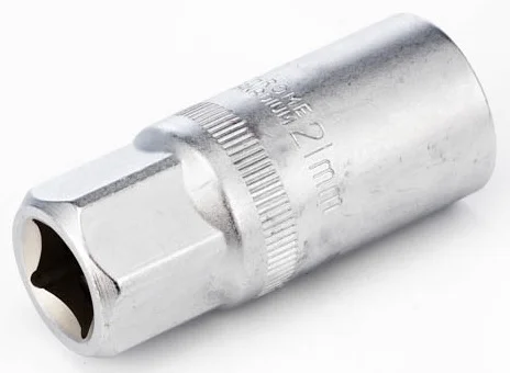 Головка свічкова 1/2" 21 мм 6-гранна Сила (252736)