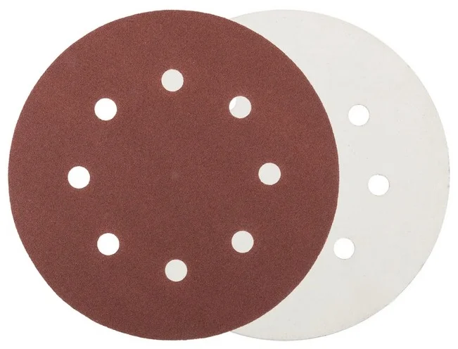 Шліфувальний круг на липучці Ø 180мм P36 8 отворів (5 шт) MasterTool 08-1803-H