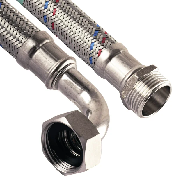 Антивібраційний шланг NPO FLEXIBLE 1"M/F 50 см 3/4" 90