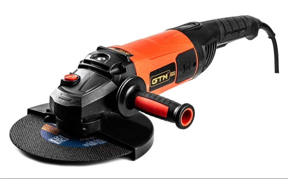 Кутова шліфувальна машина (болгарка) із плавним пуском 230мм 2800Вт 6500об/хв GTM (AG230/2800D)