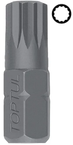 Бита Toptul 10мм L30мм SPLINE M5 (FSFA1205)