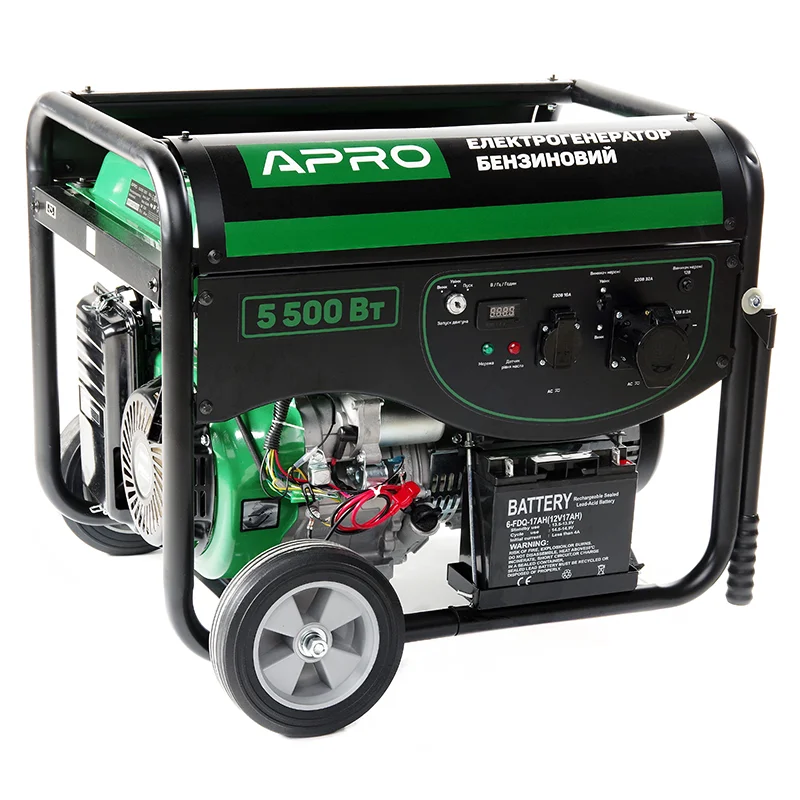 Генератор бензиновий 5.5 кВт Apro 220В (852108)