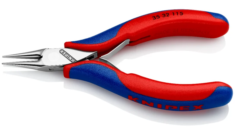 Точні прецизійні круглогубці для електроніки Knipex L=115 мм (35 32 115)