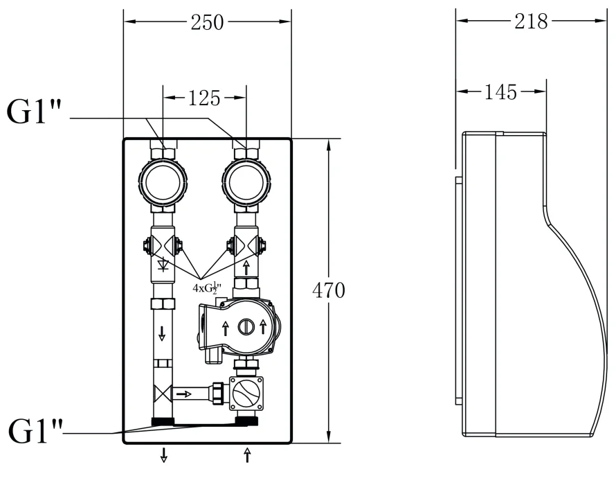 Насосна група Thermo Alliance Forte TAF-QSPGR3