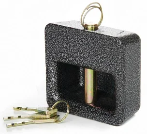 Замок навісний Краб 78x69x38мм, дисковий (фінський) ключ Aurora (840050)