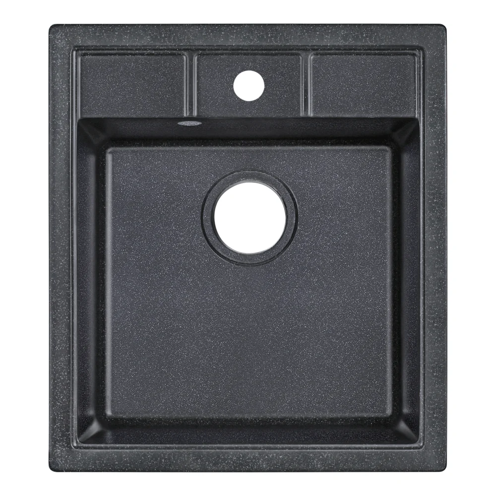 Кухонная мойка Lidz (BLA-03) 460x515/200 Черный