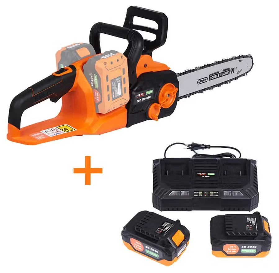 Пила ланцюгова акумуляторна 35 см 20 В Sequoia (SBC4014BSO-E2W)