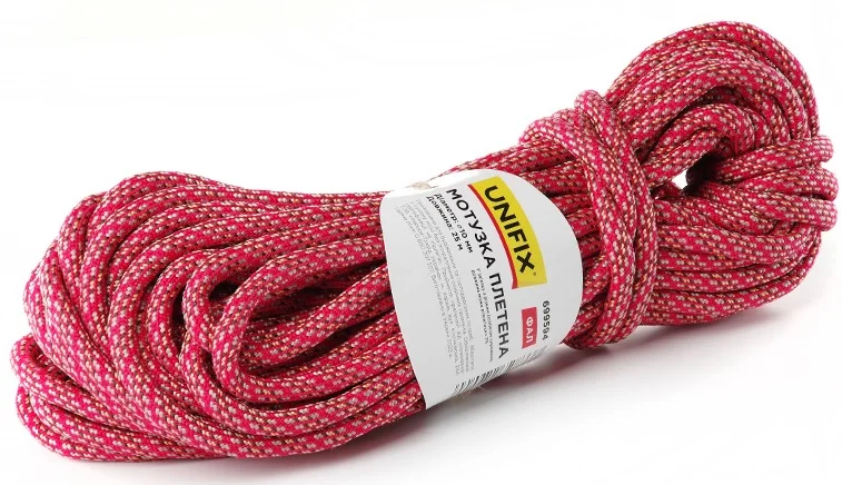 Мотузка плетена поліпропіленова ФАЛ 25м 10мм Unifix (699594)