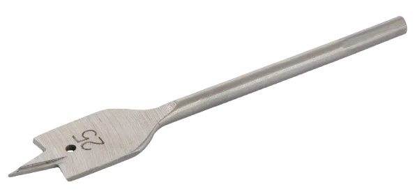 Свердло по дереву пір'яне Ø 25 мм L152 мм з шестигранним хвостовиком MasterTool (12-0250)