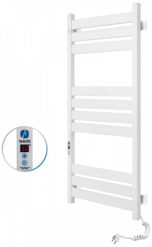 Рушникосушка електрична Navin Largo 500 х 1000 Digital білий оксамит
