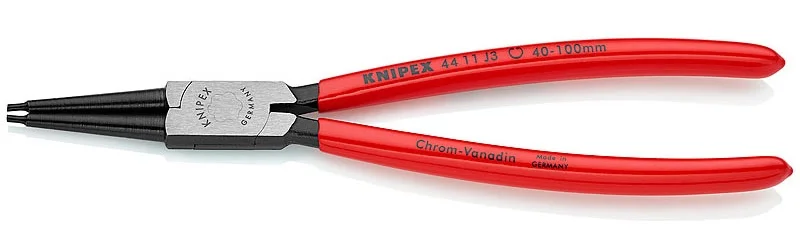 Щипці для внутрішніх стопорних кілець Knipex L=225 мм (44 11 J3)