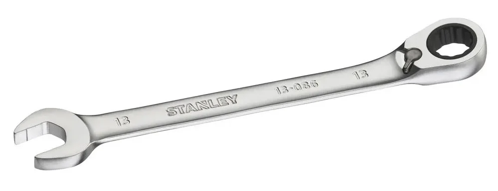 Ключ гайковий комбінований з храповим механізмом 13 мм Stanley (FMMT13086-0)