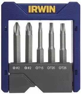 Набір біт Irwin 1/4" TORX, PH, PZ 5ед. (1868193)