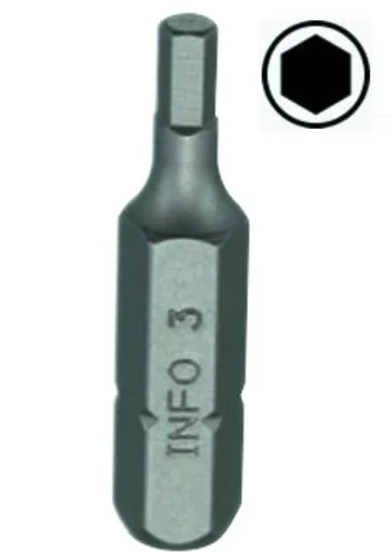 Біта 1/4" L30мм HEX 10мм INFO (9243010 I)