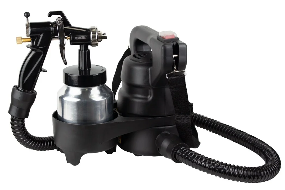 Фарборозпилювач електричний HVLP 450Вт Ø1.4/1.8мм 1000мл Sigma (6816011)