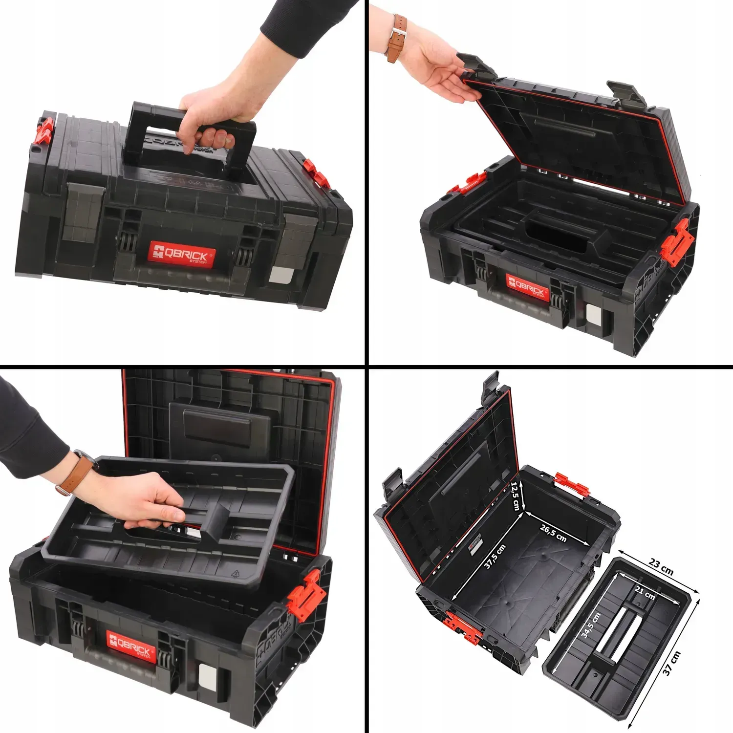 Набор ящиков для инструмента на колесах Qbrick System PRO SET 4 (Z256953PG003) - фото 6