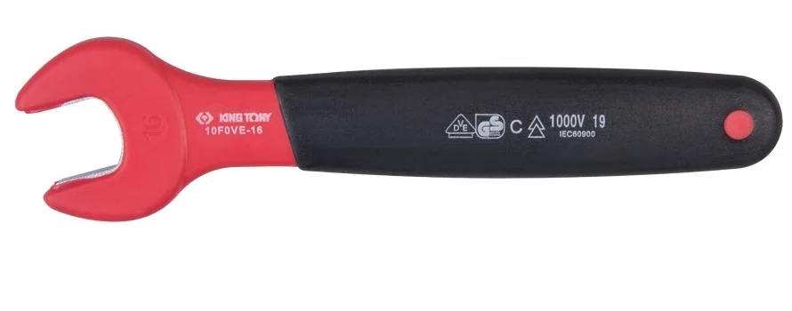 Ключ ріжковий односторонній King Tony 11 мм діелектричний (10F0VE-11)