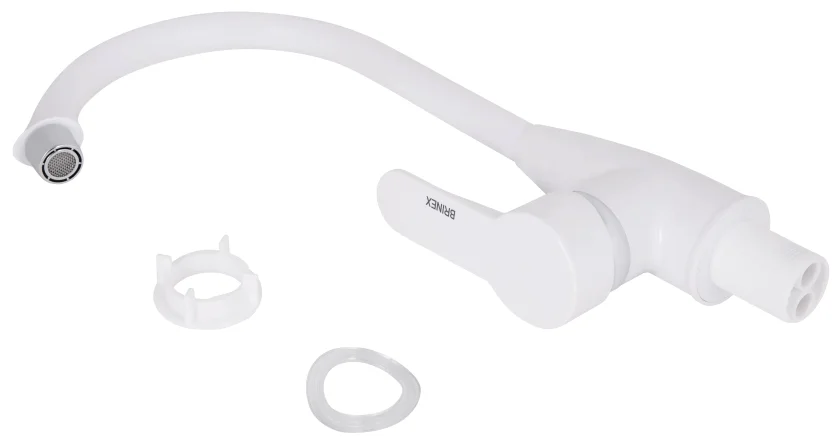Змішувач для кухні Brinex 35W 007 White (k40)