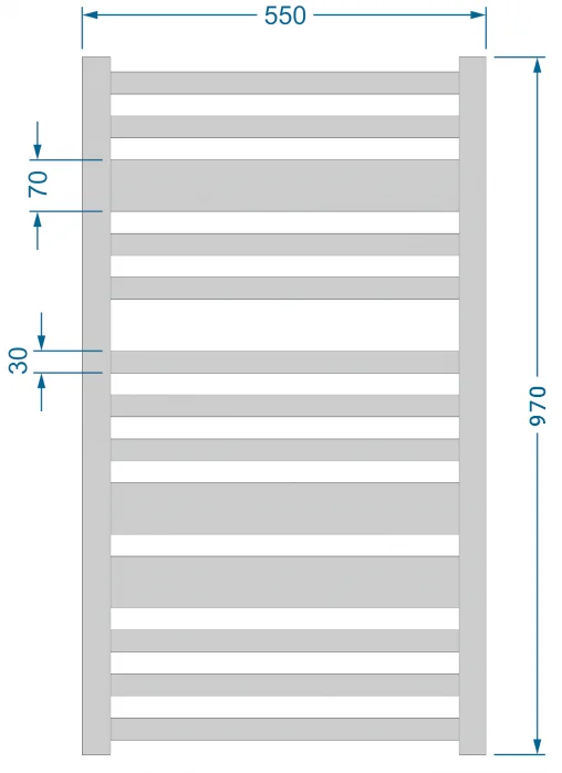 Рушникосушка Polywarm Bukovyna WB 13/55 (білий)