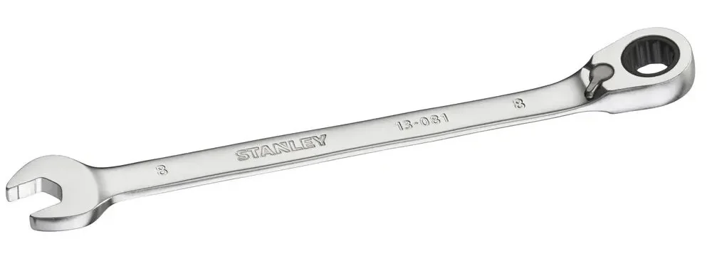 Ключ гайковий комбінований з храповим механізмом 8 мм Stanley (FMMT13081-0)