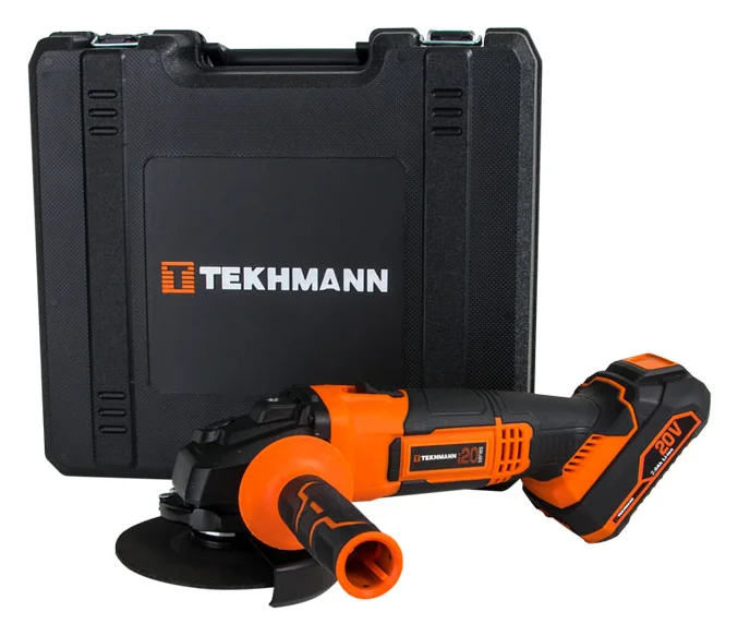 Шлифмашина угловая аккумуляторная (болгарка) 125мм 10000об/мин Tekhmann TAG-125/i20 kit - фото 4