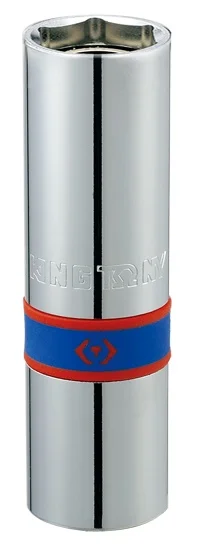 Головка свічкова King Tony 1/2" 16мм 6-ти гранна з магнітом (466516)