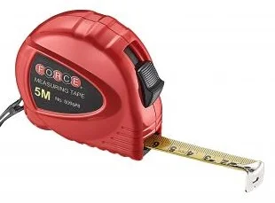 Рулетка 5 м у пластиковому корпусі Force (5096P8)