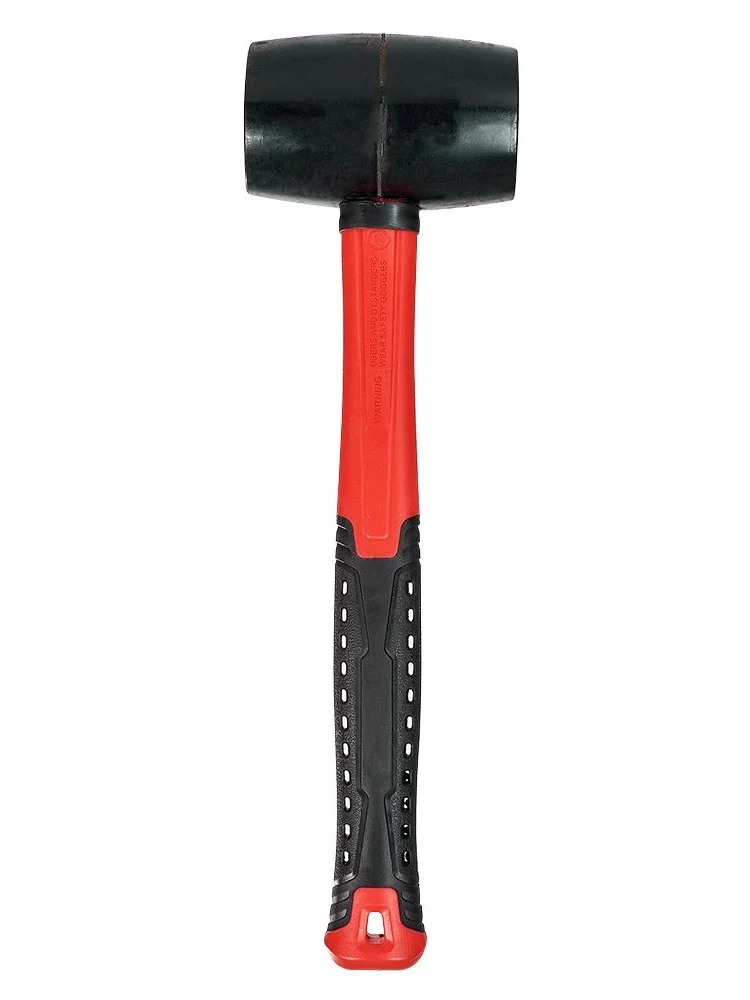 Киянка гумова Vitals Master 450 г чорна фіберглас