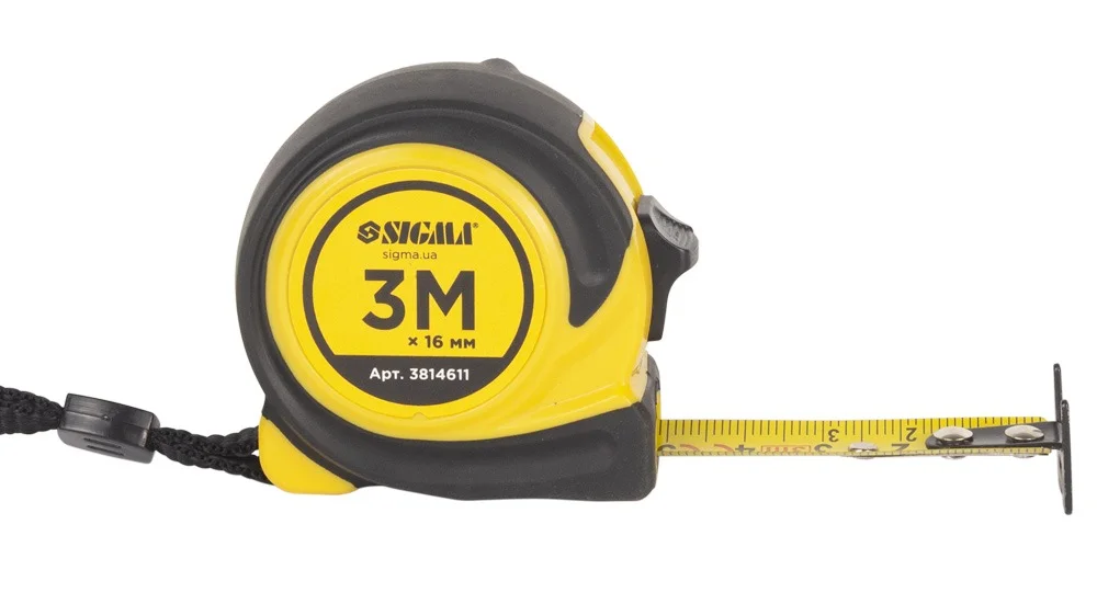 Рулетка Sigma Compact 3м×16мм (3814611)
