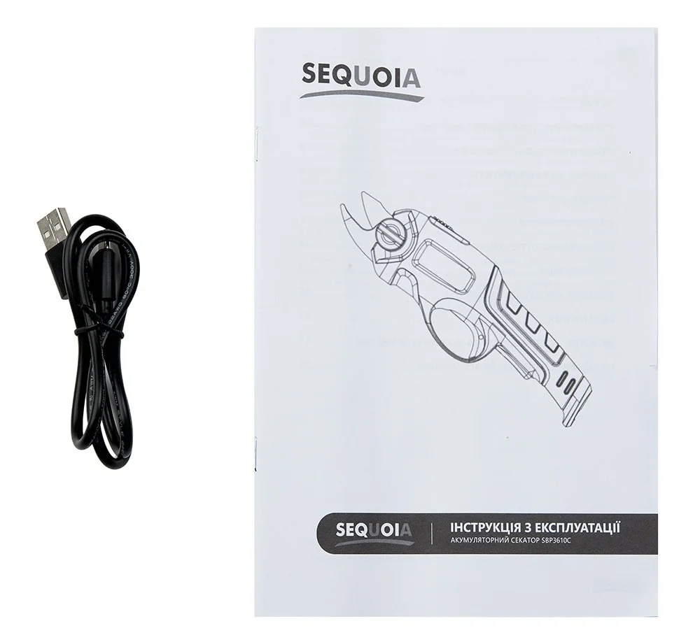 Секатор аккумуляторный Sequoia SBP3610C (с ЗУ) - фото 3