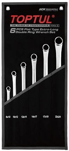 Набір накидних ключів Toptul 6-24 мм 6 од. (GPAP0602)