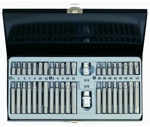 Набір біт 10мм HEX, Torx, Spline 42 од. Force (4421)