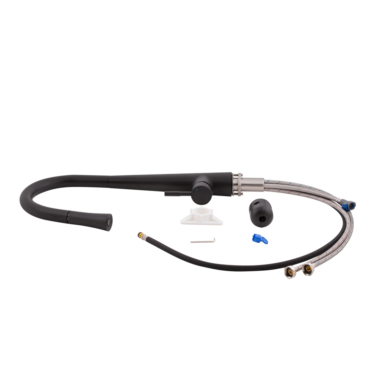 Змішувач для кухні Qtap Evicka 9135103UB Чорний - фото 8